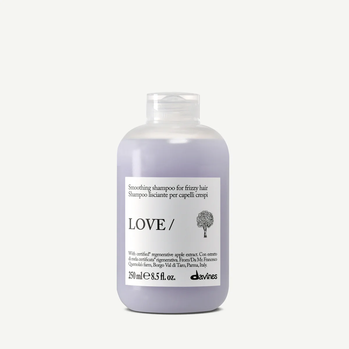 Champú anti-frizz para cabello encrespado LOVE SMOOTHING Shampoo de Davines